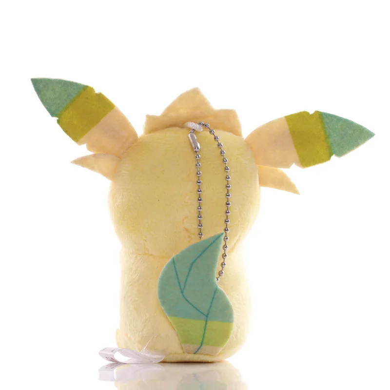 11Cm Pokemon Pluche Sleutelhanger Speelgoed Eevee Sylveon Vaporeon Leafeon Kawaii Cartoon Anime Gevulde Hanger Poppen Kids Gift