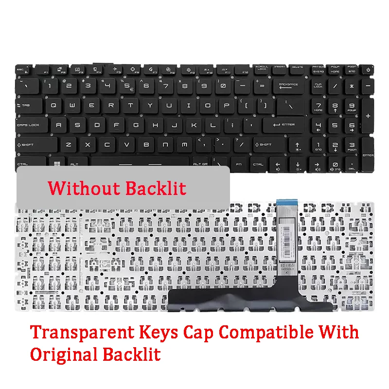 Imagem -02 - Teclado Genuíno do Portátil Compatível para Msi Gp76 Gs76 Ge76 Ms17k1 17k2 17k3 17k4 17kk 10ug Novo