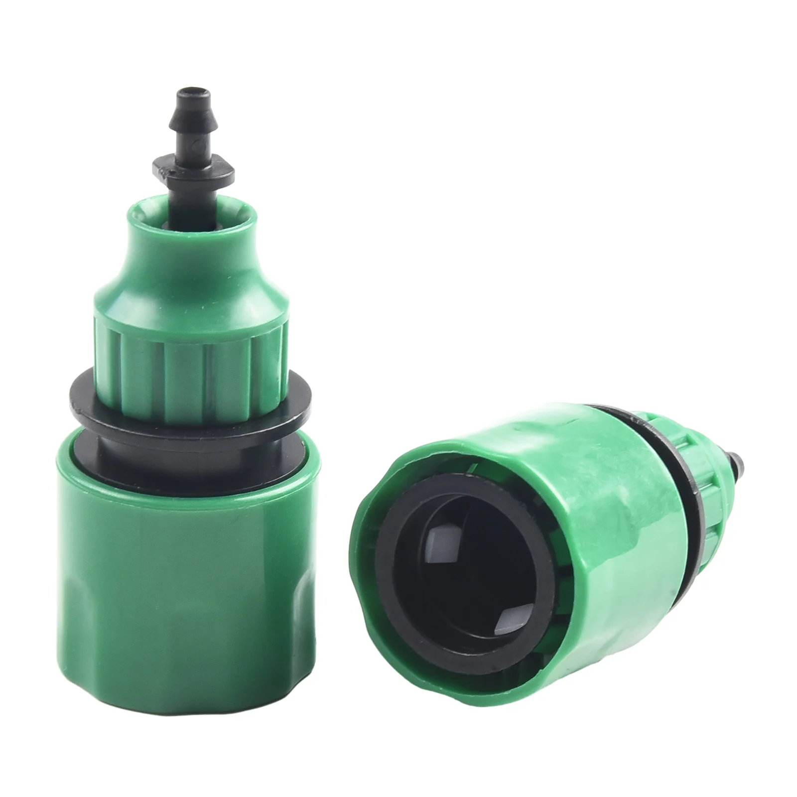 5pcs Plastic Garden Water Hose Quick Connector Micro Irrigation Adapter Connector Cleaning Machine Water Gun Hose Connector