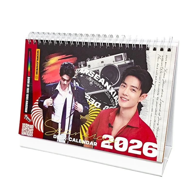 2026 شياو زان وانغ ييبو يقتبس التقويم التقويم الجدول الزمني أجندة مكتبية /رزنامة مكتبية على الوجهين لنسخ التقويمات الرائعة