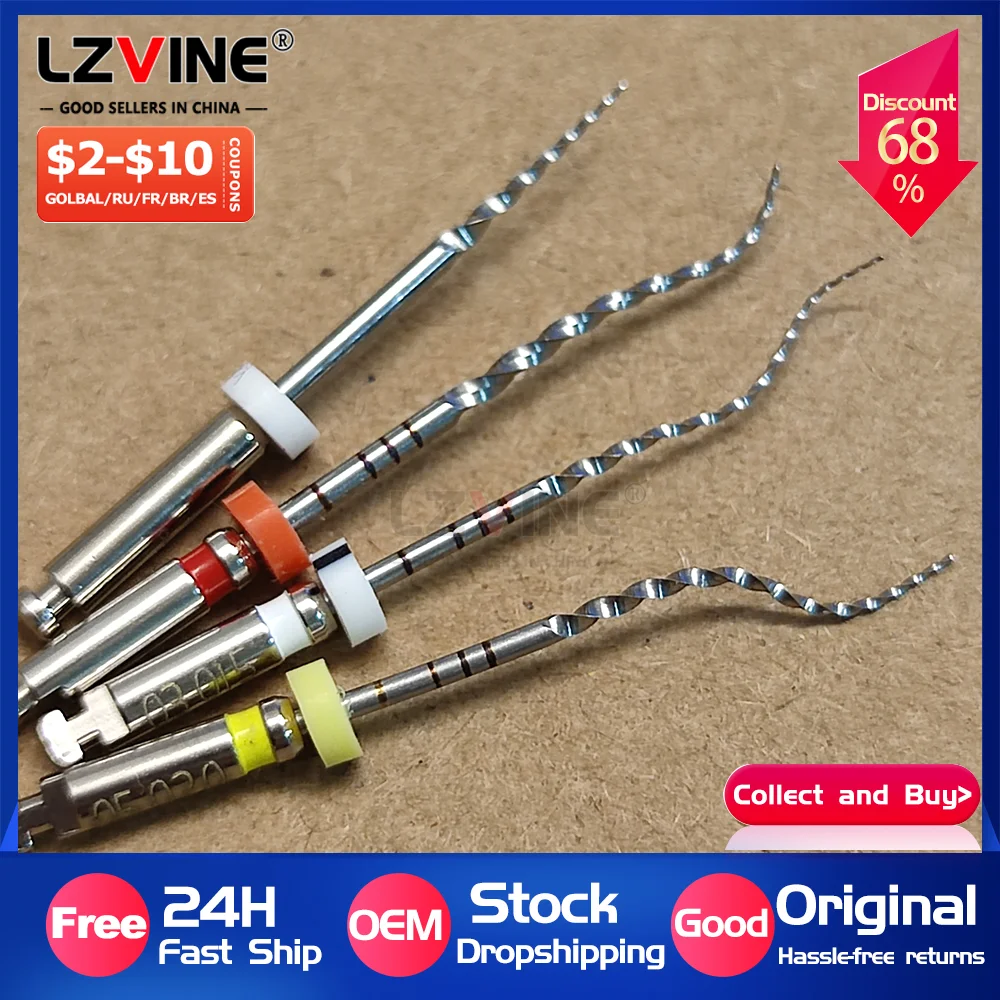 

New 25MM/31MM 4Pcs/Pack 2004# Dental Endo Motor Root Canal Engine Use File Dentistry Instrument Equipment Niti Files dentista
