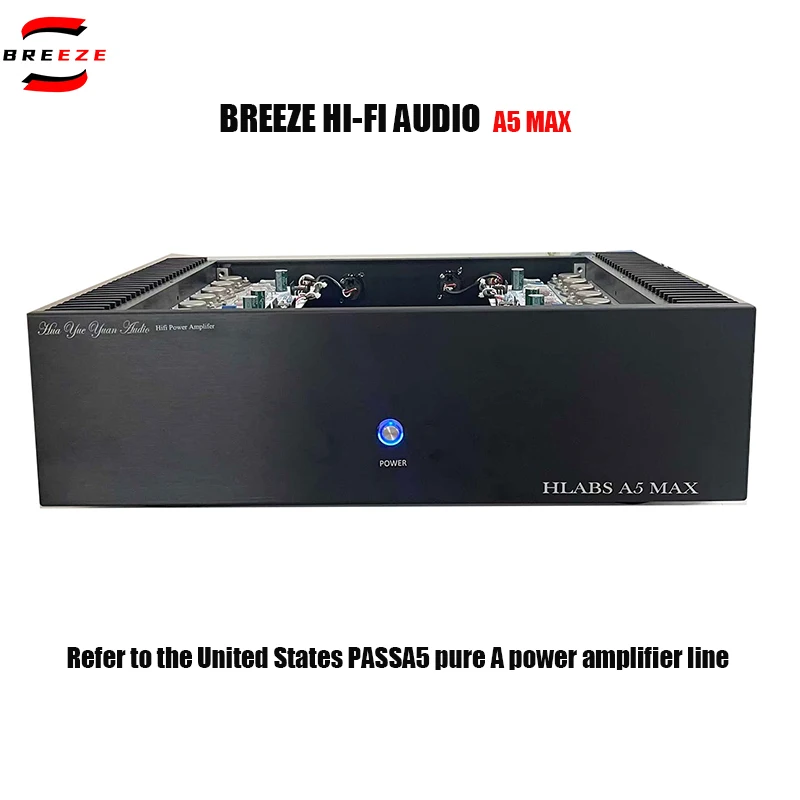 

BREEZE 2025 New A5MA Gold Seal Field Tube Balanced Pure Class A Power Amplifier Reference US PASSA5 Line