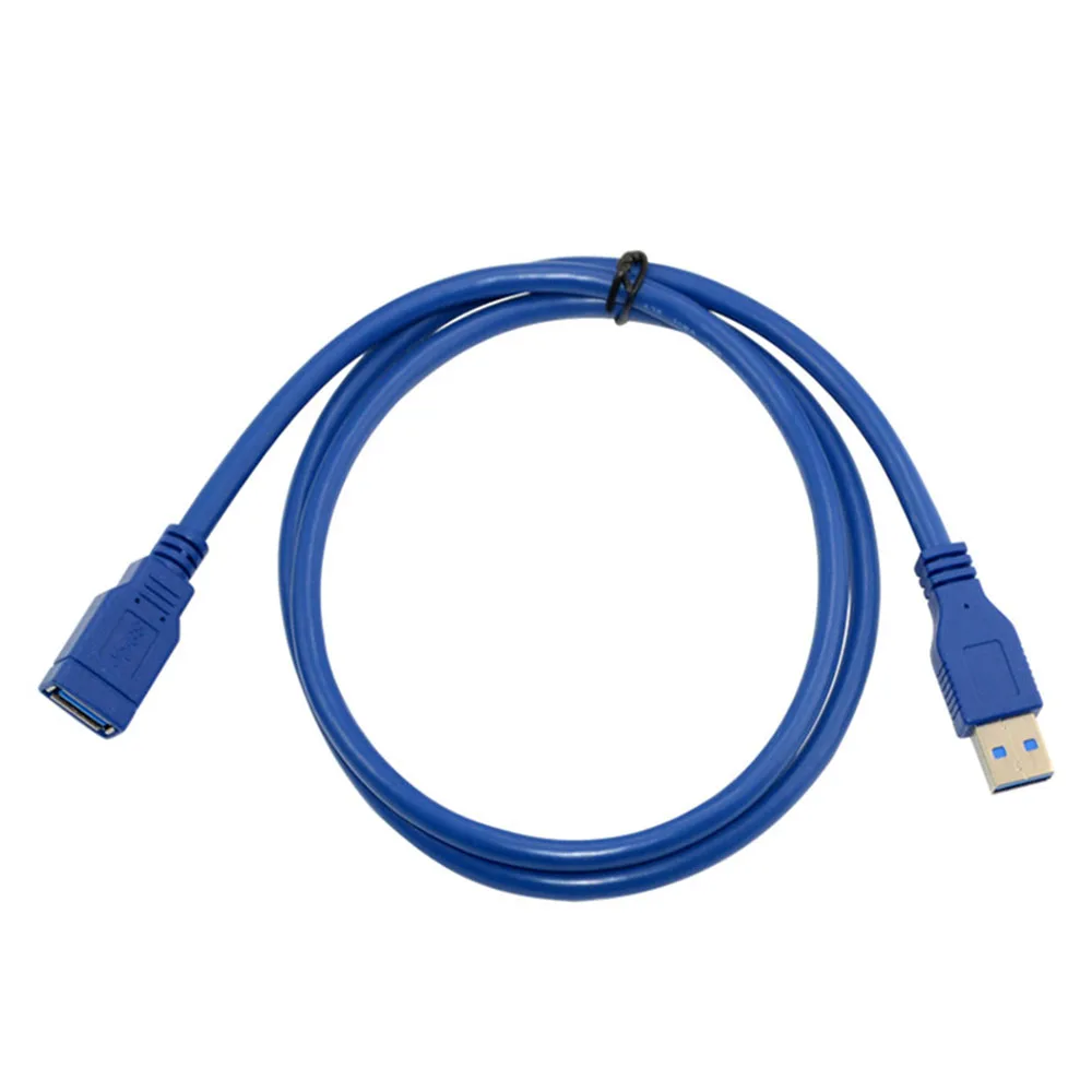 USB 3.0 męskiego od do USB 3.0 żeńskiego przedłużacza AF USB3.0 0.3m 0.5m 1m Super prędkość konwerter do kabla danych Adapter do TV PC