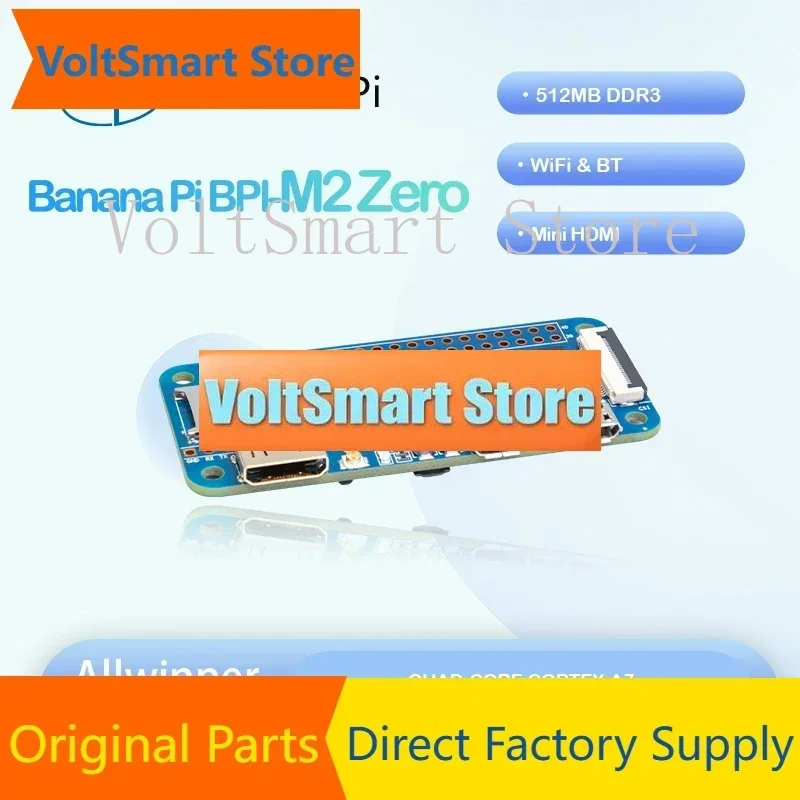 VoltSBanana Pi BPi-M2 Zero Allwinner H3 512MB DDR3 Opensource Board Micro Pc Mini Computer Android Linux OS SBC Single Board Com