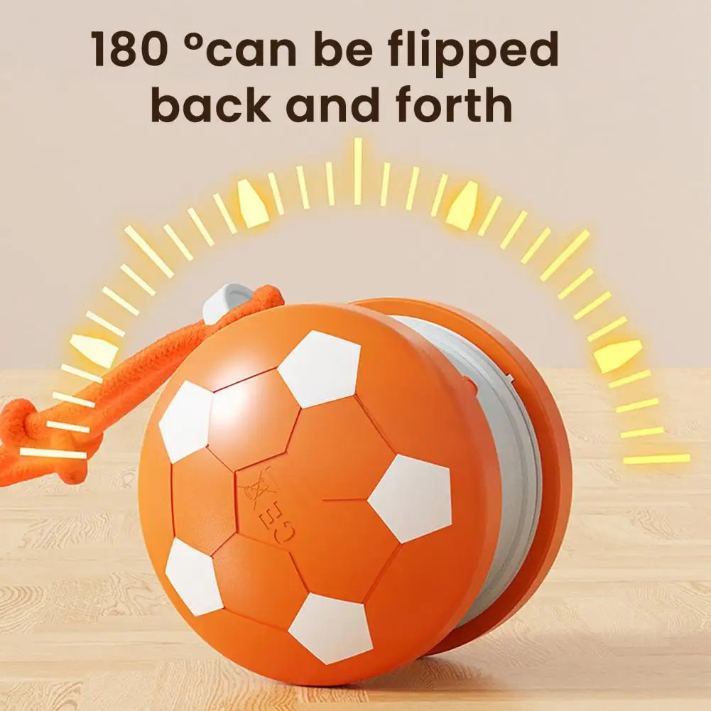 Cat Stimulation Toy Rechargeable Cat Ball Toy with Tail Rope Indoor Kitten Exercise Boredom Relief Usb Charging Rolling Play