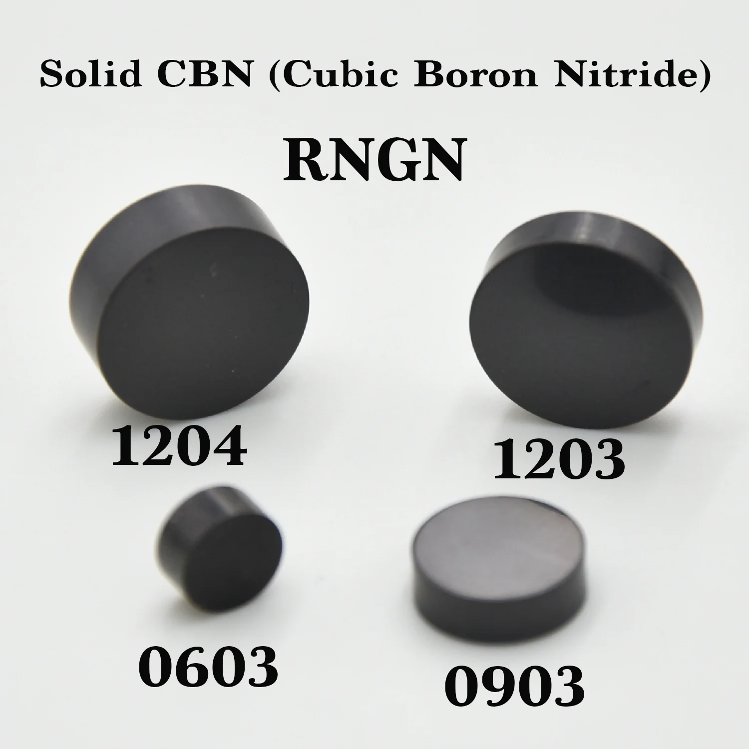 Płytki CBN RNGN090300A Płyta diamentowa PCD do frezowania do okrągłego uchwytu narzędziowego 10mm 12mm Uchwyt podtrzymujący frez do toczenia Płytki PCBN