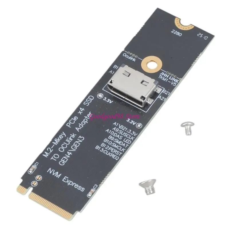 M.2 NVME إلى U.2 Oculink SFF-8612 محول PCIE NGFF بطاقة محول GEN4