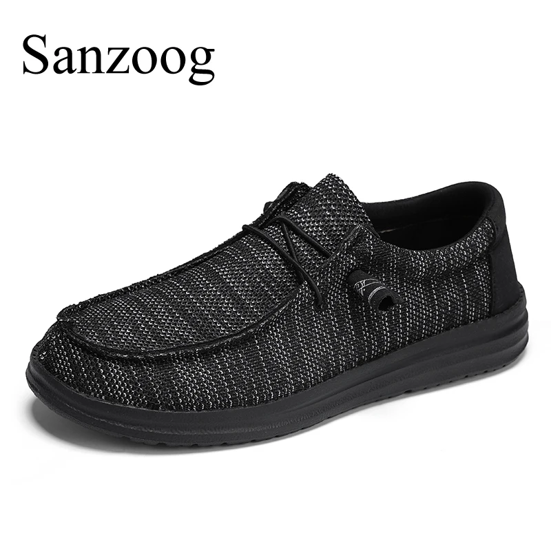 Men Canvas Shoes Dude Shoes Alpargatas Hombre Zapatillas Lona Non-Leather Casual Shoes Breathable Plus Big Size 49 50 51