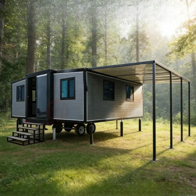 Custom 20ft 40ft Light Steel Prefabricated Container House Expandable 1-5 Bedrooms House Foldable Prefabricated Living Room