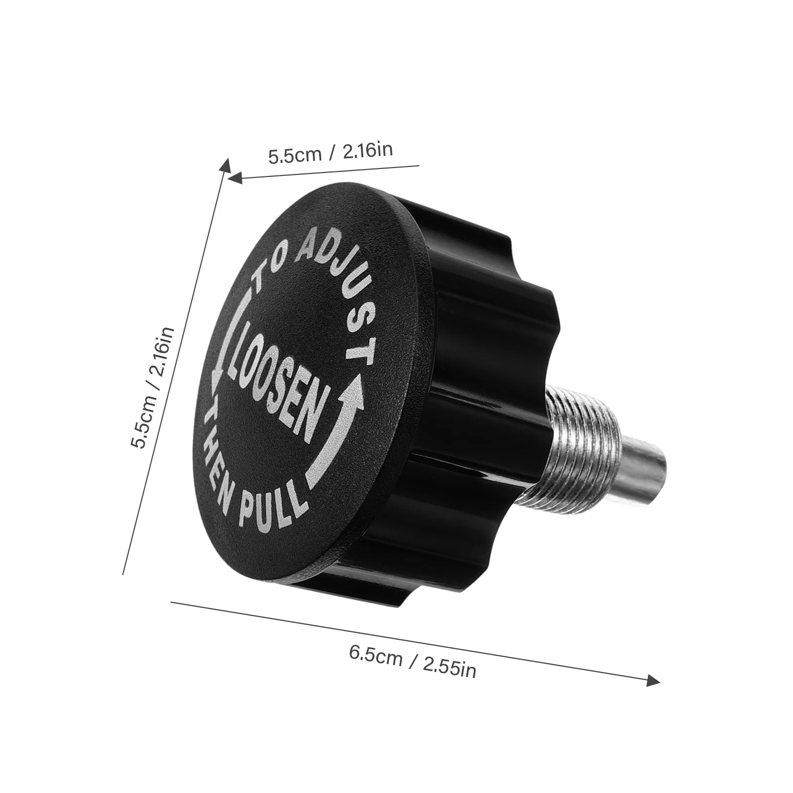 Peça de substituição para bicicleta ergométrica, parafuso ajustável durável, acessório de equipamento fitness, fácil instalação