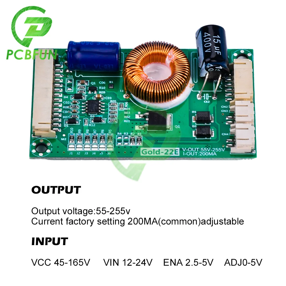 Universal 22-60 Inch LED LCD TV Backlight Driver Board 55-255V Output Constant Current Booster Board High Voltage Module