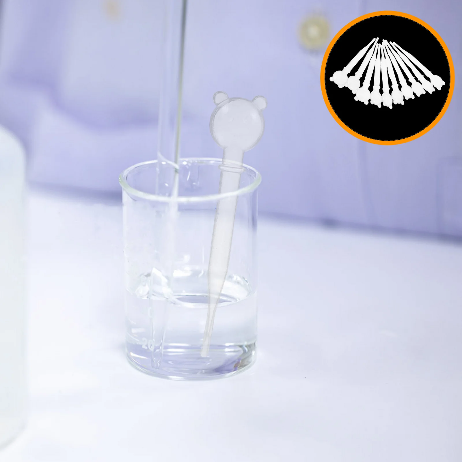 

10pcs Panda Pipette Droppers Lab Equipment For Preschool Science Kits Kids Learning Teaching Aids Home Education Diy Liquid