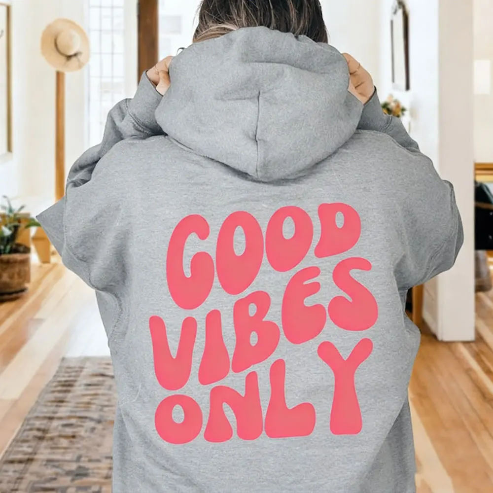 เสื้อฮู้ดดี้ลายข้อความตลกๆ ปี 2026  แนวเท่ๆ  ใส่สบายๆ  ให้ความรู้สึกผ่อนคลาย  พร้อมข้อความสร้างแรงบันดาลใจ  ใส่แล้วดูดีมีความเมตตา