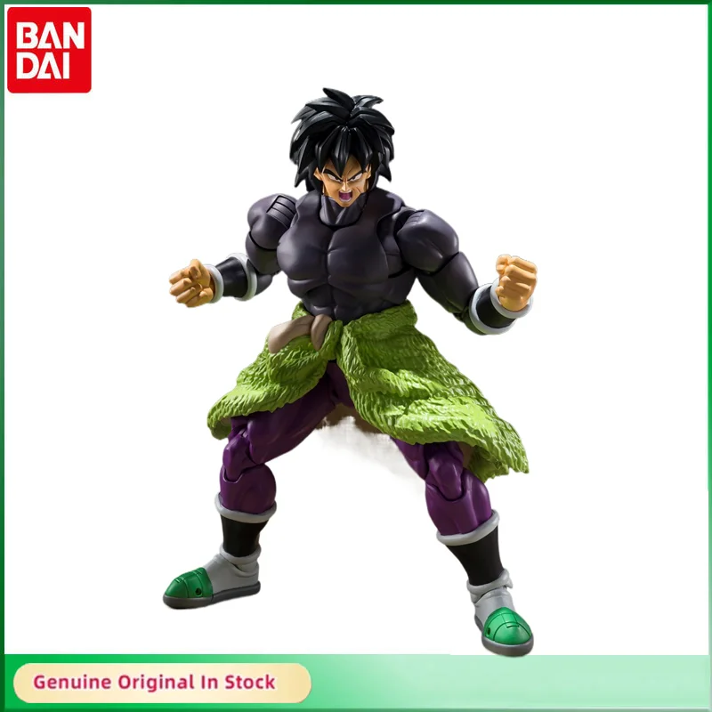 

Bandai Original SHFiguarts Dragon Ball Broli SUPER HERO Anime Action Figure Active Joints Model Collectible Gift