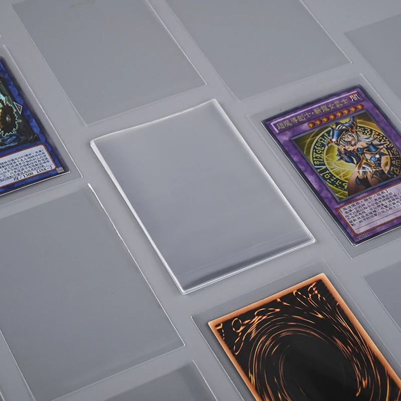 100 قطعة 65*90 مللي متر/61*88 مللي متر حافظة بطاقات حافظات بطاقات حجم مثالي لبطاقة كرة القدم ، بطاقة رياضية ، تخزين بطاقات جمع بطاقات MTG #2