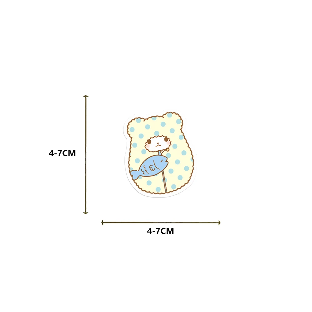10/30/50 قطعة لطيف Marumofubiyori سانريو ملصقات الكرتون الشارات للأطفال لعبة زجاجة ماء الهاتف الأمتعة Kawaii الشارات الديكور #4