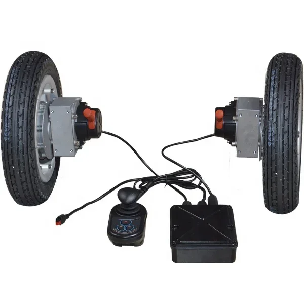 Yuanlang wheelchair motor and joystick set 250w electric wheelchair spare parts 24v