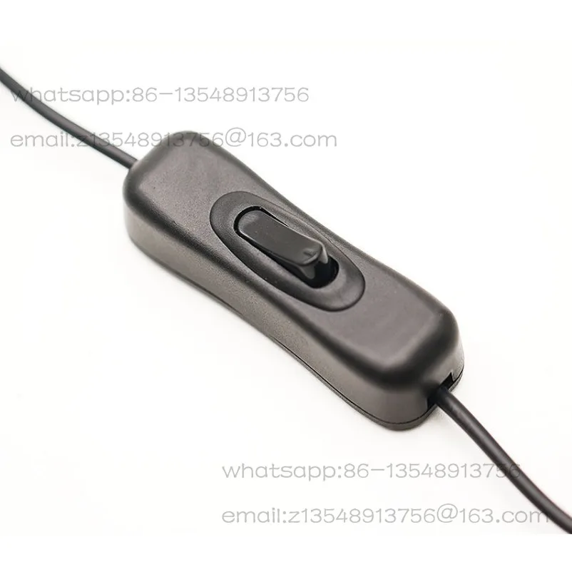 

USB-кабель-удлинитель с переключателем, длина кабеля 30 см, USB-кабель для вентилятора, удлинительный кабель USB (штекер-гнездо), двухжильный кабель