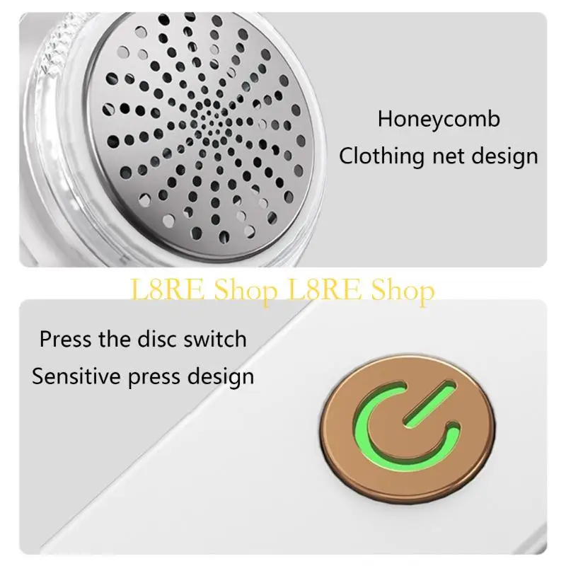 L8RE Recarregável Fabric Pills Pilling Pilling Trimmer para roupas e móveis