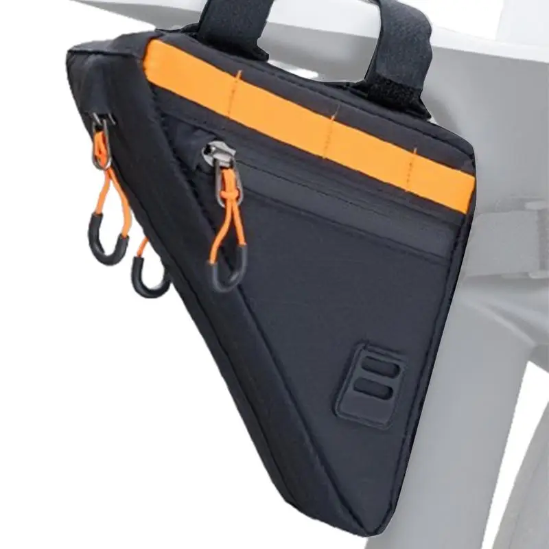 

Triangle Top Tube Front Pouch Large Capacity Waterproof Top Tube Bikes Bag Triangle Bag Frame Bag Multi-Opening Design Storage