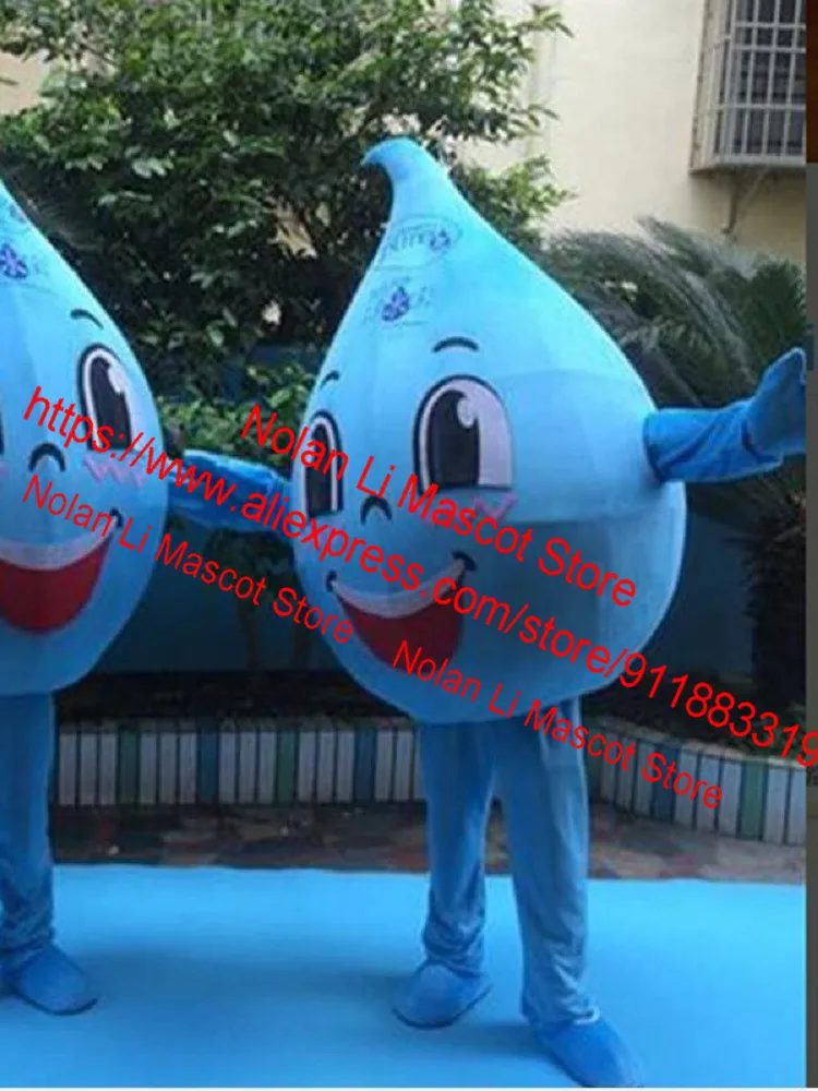 Hot Selling EVA Material Pink Blue Water Drop Mascot Costume Movie Props Role-playing Cartoon Suit Advertising Game 525