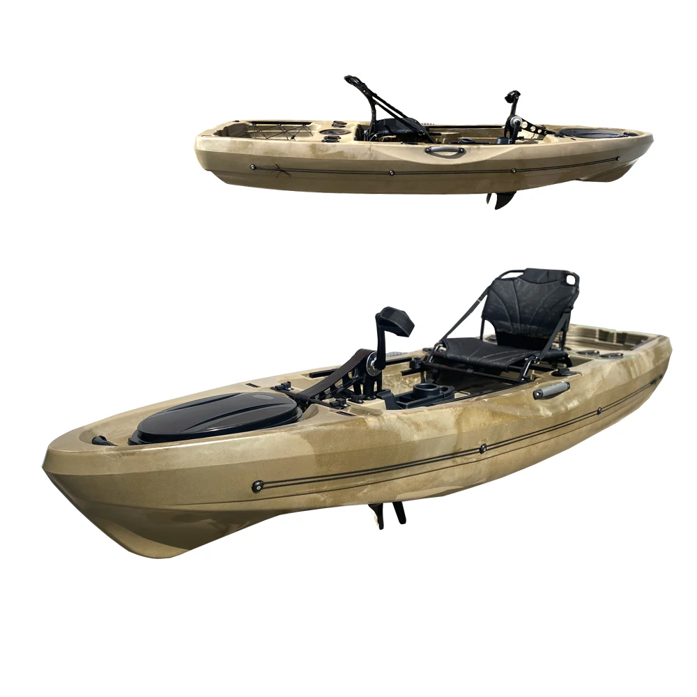 

New Mold Rowing Fishing Boat Pedal Kayak with Pedal Designed Single Seat Plastic
