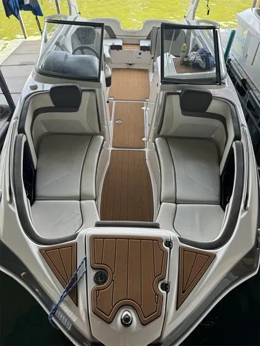 Anti-Skid EVA Faux Teak Self-Adhesive 6mm Boat Decking Pad Fits for 2015 Yamaha 242 Limited S Yacht Cockpit Durable Marine Floor