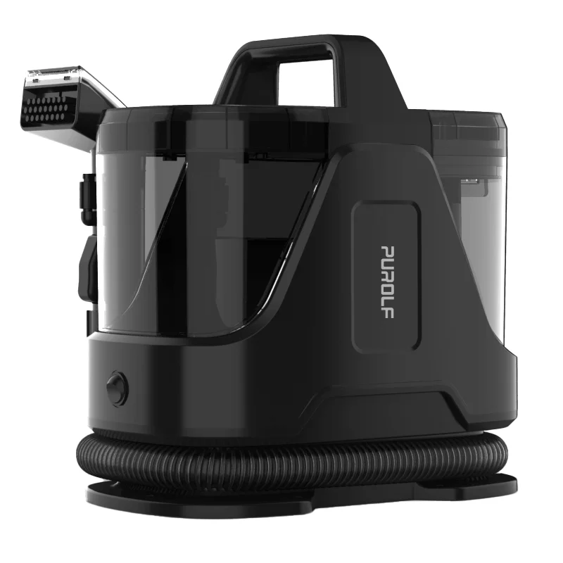 

2024 PUROLF Portable Carpet Upholstery Cleaner Machine 12Kpa Strong Suction Small Handheld Cleaner Lightweight for Car Bathroom