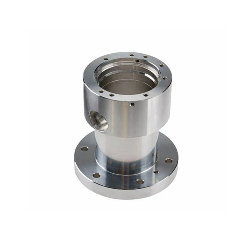 Custom CNC processed blue anodized aluminum alloy sealing nuts, sturdy component screw rings, sealing rings.