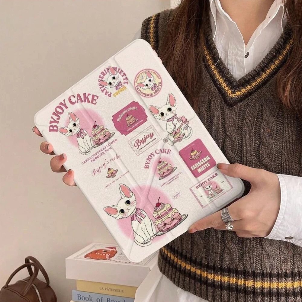 For iPad Case A16 11th 2025 10.2 9th 8th 7th Generation Pro 11 13 2024 12.9 Cover Pencil Holder Funda For iPad Air 5 4 13 11 1 2