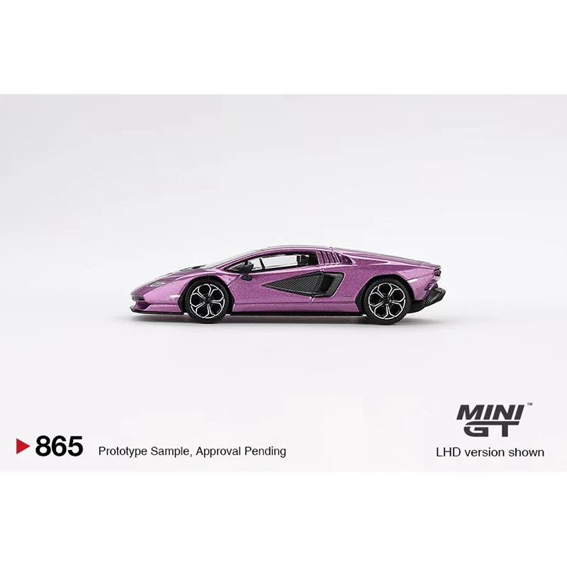 PreSale MINIGT 865 1:64 Countach LPI 800-4 Viola 30th Diecast Diorama Model Collection Miniature Toys