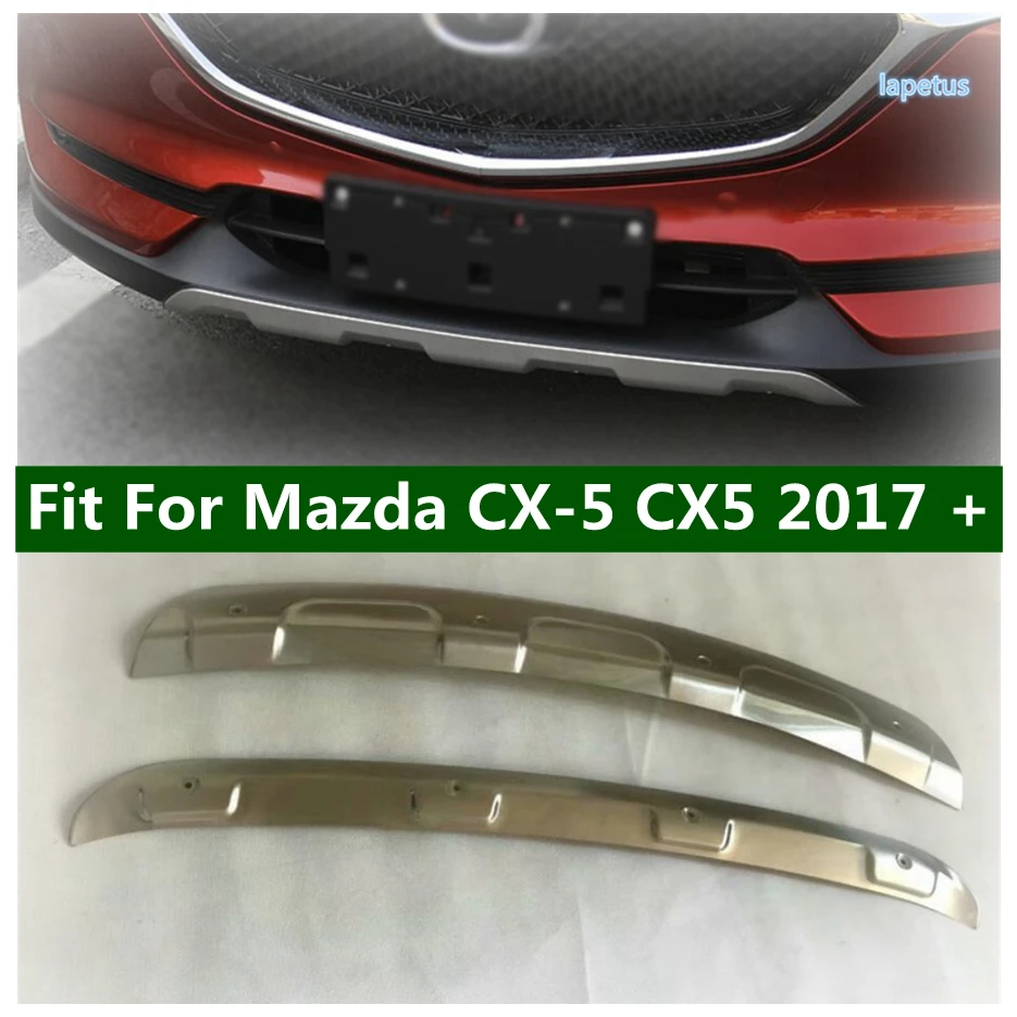 

Front & Rear Lower Bumper Skid Protector Guard Plate Mouldings Panel Cover Trim Fit For Mazda CX-5 CX5 2017 - 2023 Accessories