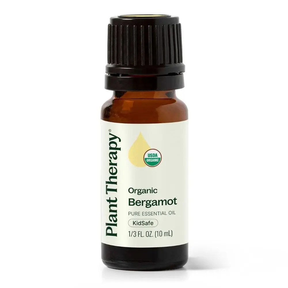 Pure Bergamot Essential Oil 10 mL, 100% Pure, Undiluted, Therapeutic Grade