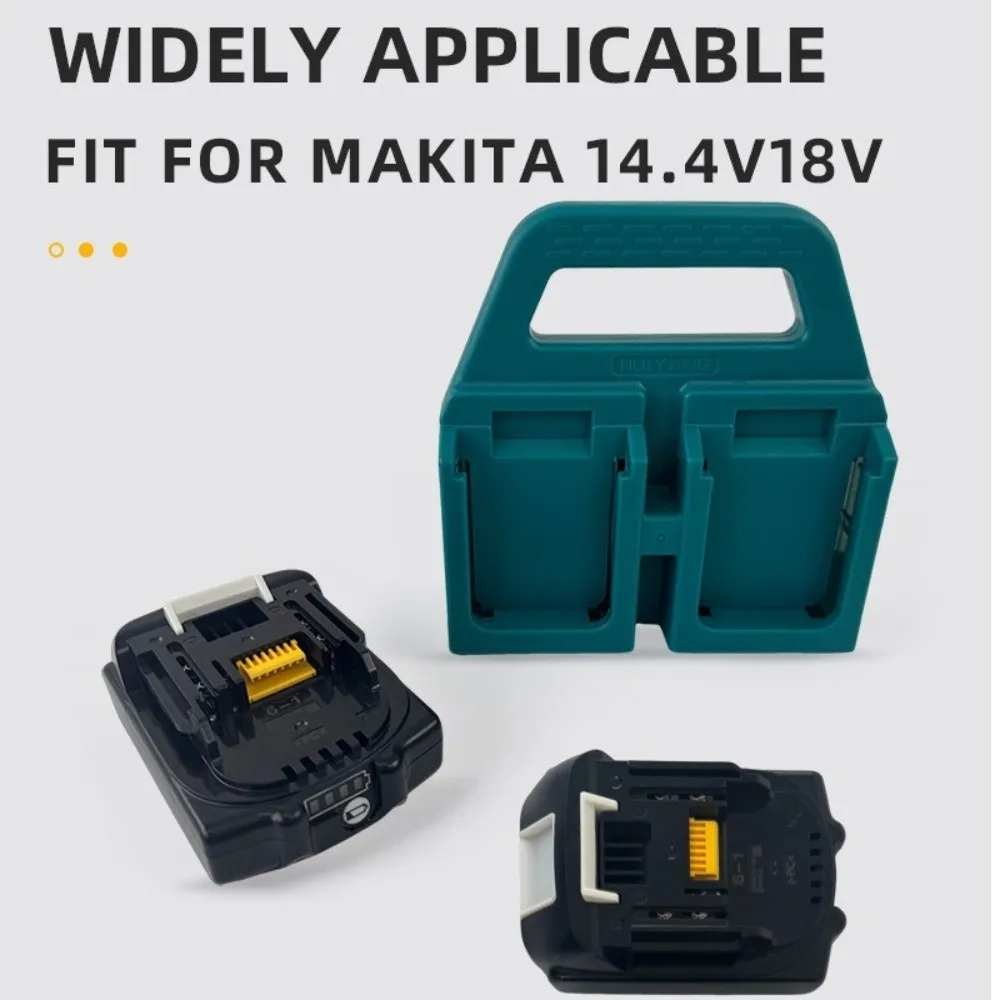 

Портативная подставка для хранения литиевых аккумуляторов, ручная корзина для хранения, крепление для аккумулятора, кронштейн для аккумулятора Makita 18V