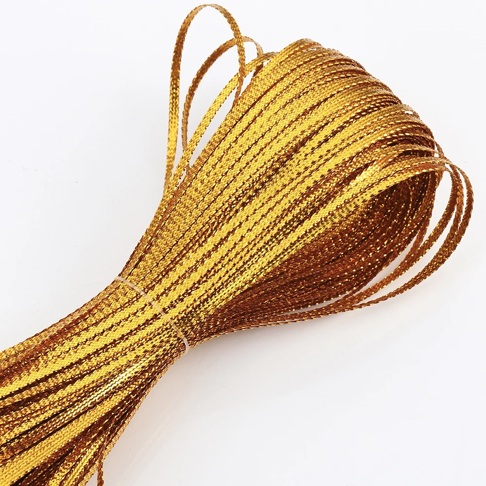 90m Rope Gold Silver Color Cord Gifts Packing String Thread