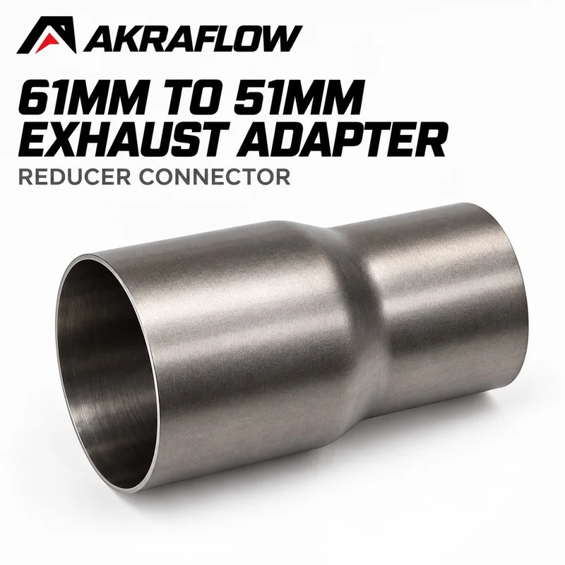 61MM to 51MM Universal Motorcycle Exhaust Adapter Reducer Connector Pipe Tube for K1 K2 K3 K4 Bandit Hayabusa Muffler Accessory
