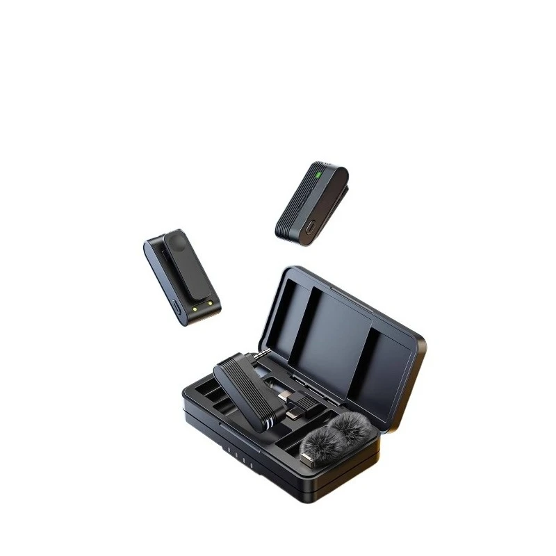 For A100 Wireless Collar Microphone Mobile Phone Live Broadcast Radio Action Camera Recording Noise Reduction