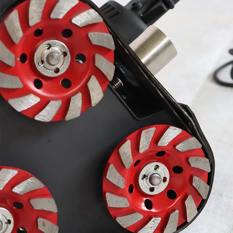 Manual High Speed Concrete Grinder New Floor Polisher with Vacuum Core Engine Assembly Hand Tool