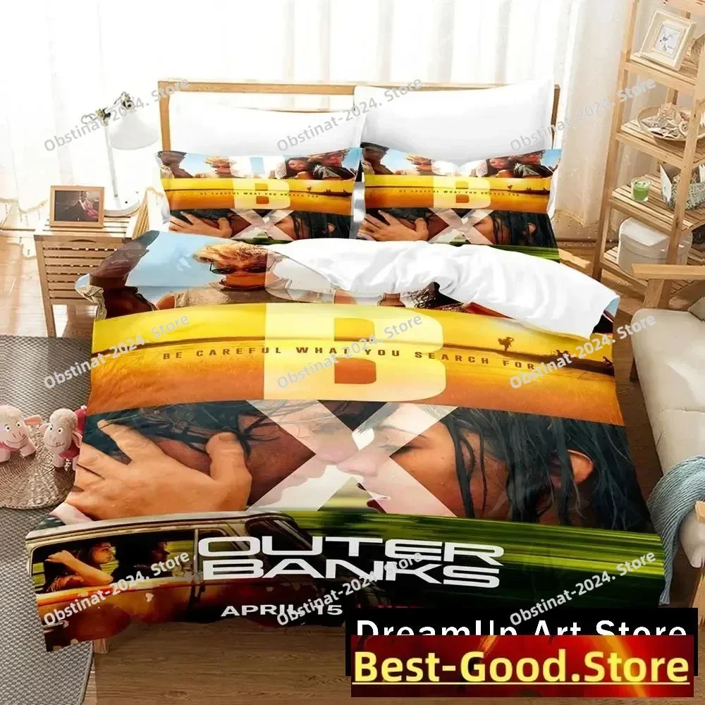 

3D Fashion TV Outer Banks Bedding Set Printed Bed Set With Pillowcase Bed Duvet Cover Soft Single Double Queen Super King Size