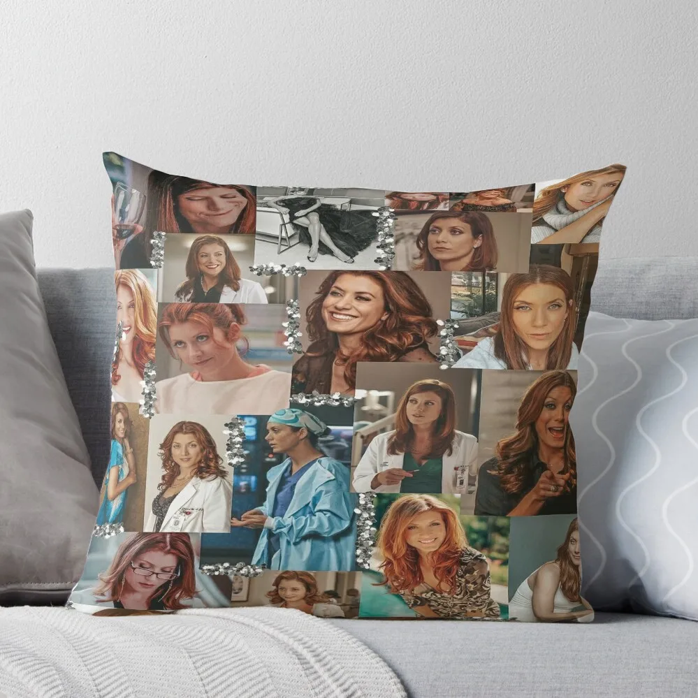 

addison montgomery collage :) Throw Pillow Luxury Pillow Cover Decorative pillowcase Embroidered Cushion Cover Plaid Sofa