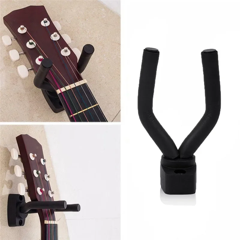 Wall Mount Guitar Hanger Hook Non-slip Holder Stand for Acoustic Guitar Ukulele Violin Bass Guitar Instrument Accessories