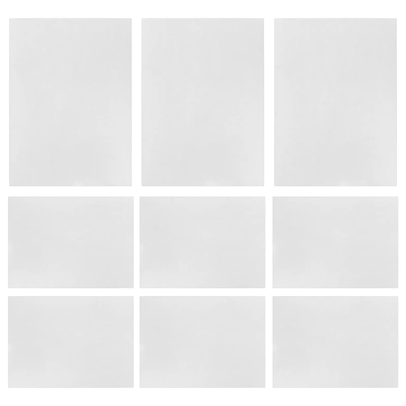 10 Piezas de Lámina Acrílica Transparente para Marcos de Fotos, Película Adhesiva de Doble Cara de Alta Transparencia, Manualidades con Marcos de Fotos, Pintura con Resina