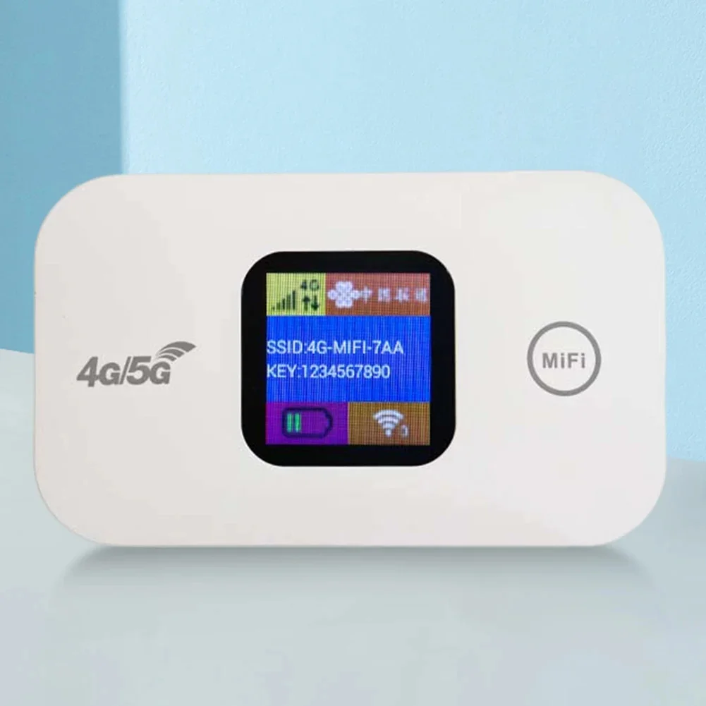 4G LTE Mobile WiFi Hotspot Wireless Internet Router Devices with SIM Card Slot for Travel