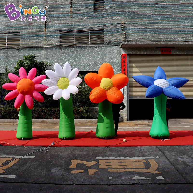 2024 Newest LED Inflatable Different Flower Model Inflatable Flower Series Balloon Blow Up Flower For Party Display