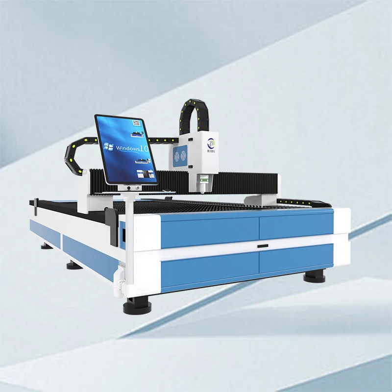 Pengwo Raytools 1530 1500W CNC Raycus Single-Platform Fiber Laser Cutting Hine For Stainless Steel