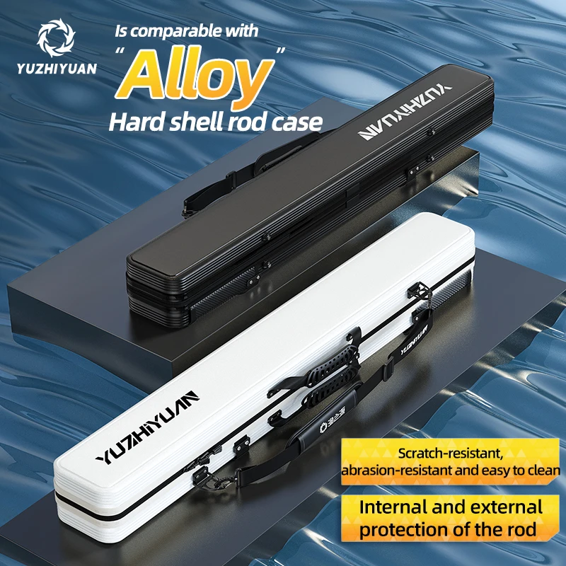 

Hard-shell fishing rod bag, fishing gear storage bag, fly fishing rod bag, multi-functional large-capacity outdoor fishing bag