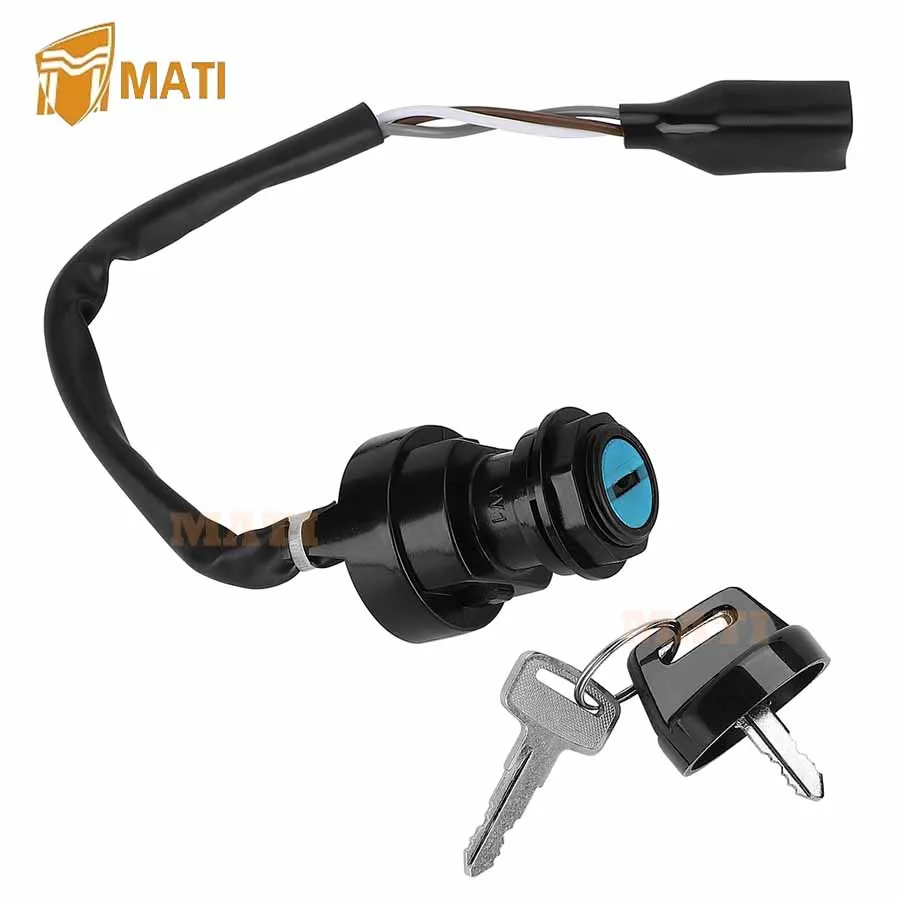 

MATI Ignition Key Switch for Kawasaki Brute Force 750 650 4x4i KVF750 KVF650 2005-2023 27005-0019 27005-0019 Warranty 1 year