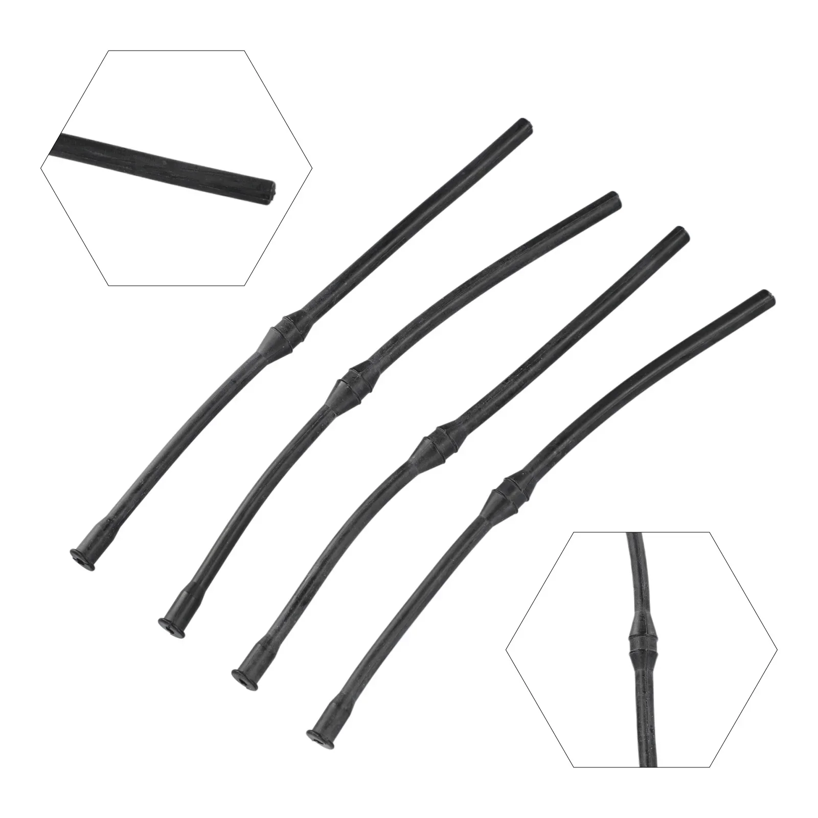 4 pezzi motosega tubo flessibile tubo carburante tubo flessibile tubo flessibile di ricambio per-Husqvarna 61 66 162 181 266 268 272 281 288 attrezzo da giardino