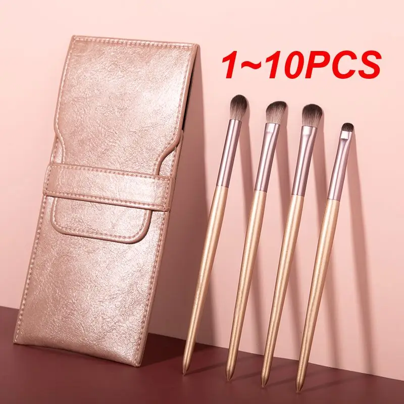 1 ~ 10 Stuks Oogschaduw Make-Up Borstels Set Ultra Zachte Vezel Wenkbrauw Neus Schaduw Highlight Borstels Make-Up Borstel Tool Cosmetisch