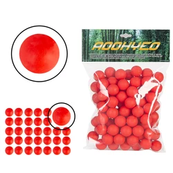 100ct .68 Cal Paintballs for Reusable Training and Self Defense Balls .68 Caliber Ammo Rubber Projectile Fit Byrna SD/T4E HDR